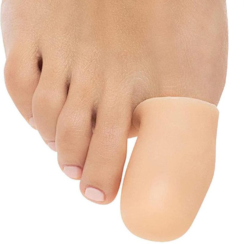 Silicone Toe Protector, 10pcs Soft Gel Toe Cap, Big Toe Protectors for Women & Men, Cushioning Toe Sleeves for Corns, Calluses, Blisters, Hammer Toes