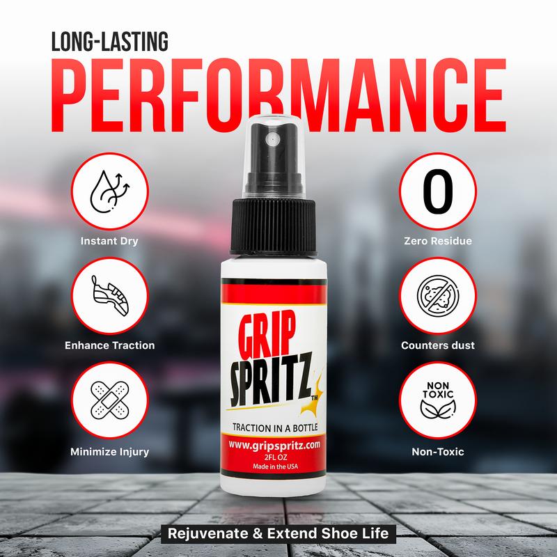 Grip Spritz - Basketball Shoe Grip Spray - Year Round Bundle (School and AAU Season) - Game Long Shoe Traction at Every Practice and Game This Year