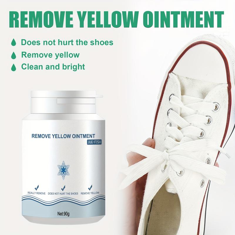 No-Rinse Shoe Cleaner Gel - Removes Stains & Yellowing, Safe For Canvas, Sports & White Shoes, Portable & Easy To Use Shoe Cleaner For Sneakers Footwear Comfort Bedroom Walking Tactical Parent Tactical Parent Bridal Bridal