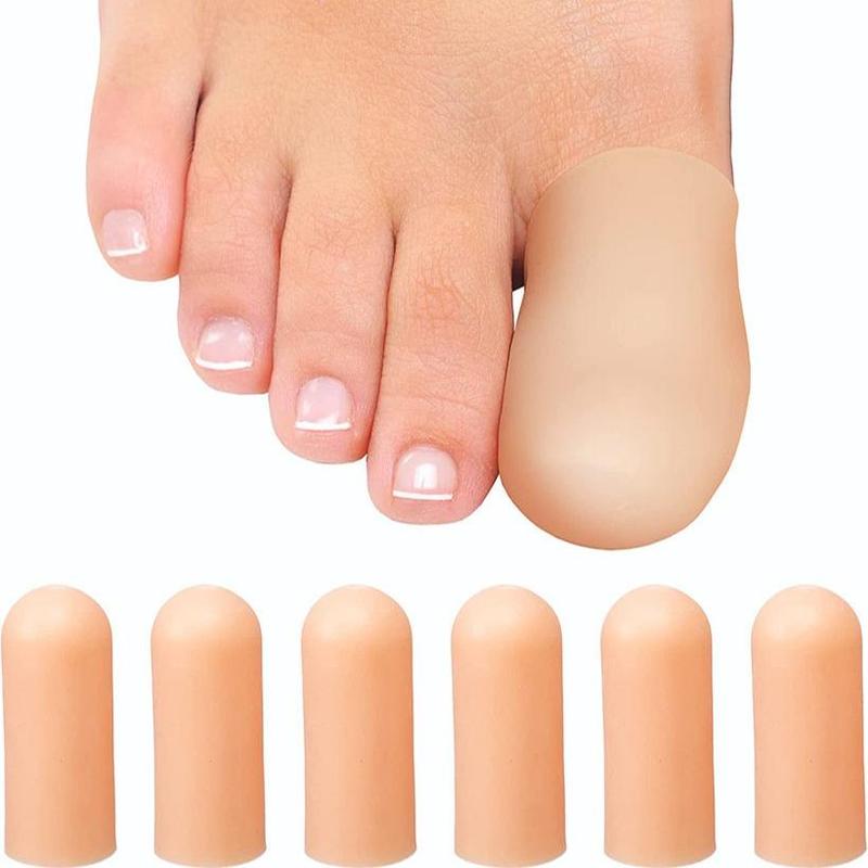 Silicone Toe Protector, 10pcs Soft Gel Toe Cap, Big Toe Protectors for Women & Men, Cushioning Toe Sleeves for Corns, Calluses, Blisters, Hammer Toes