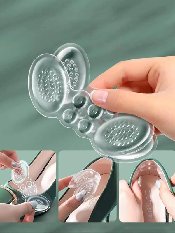 1 Pair Shoe Inserts, Thick Heel Pads, Anti-scratch High Heel Foot Cushion, Anti-slip and Anti-wear Shoe Insert Cushion to Reduce Size Difference and Prevent Feet Rubbing for High Heels, Loafers