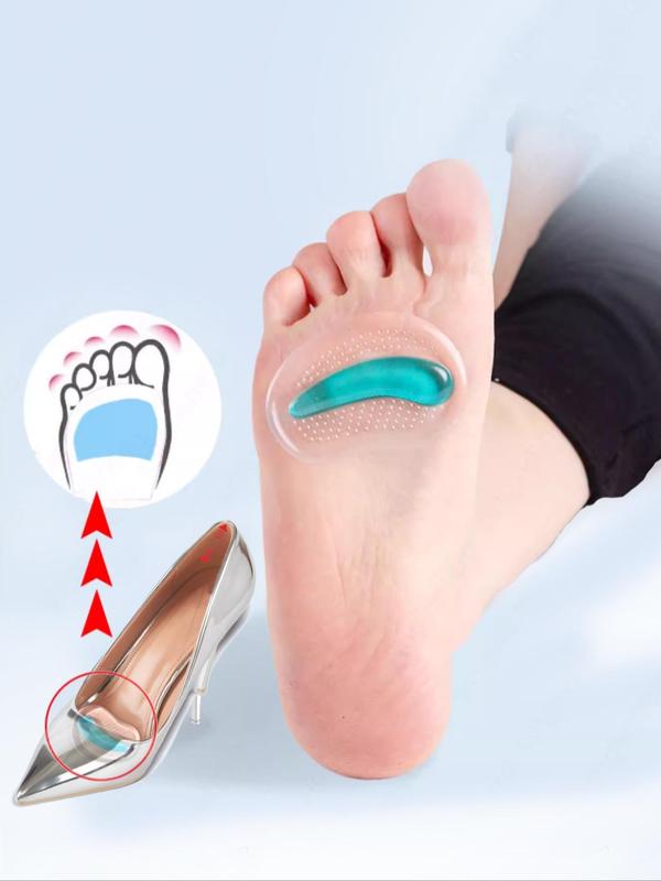 Foot Cushion Insoles, 1 Pair Anti-slip Foot Cushion, High Heel Insoles, Comfortable Foot Cushion for Women, Anti-slip Foot Cushion for High Heel Shoes