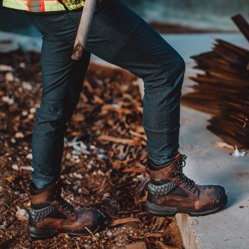 Pallet Jack 8” Comp Toe Men’s Waterproof Insulated Work Boot - Brown