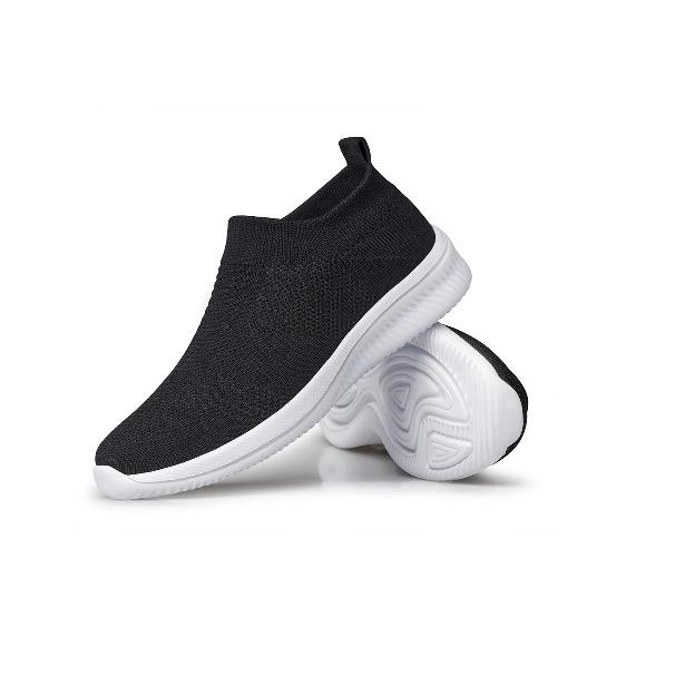 ADQ Men's Slip on Shoes Casual Shoes Lightweight Breathable Anti-Slip Sneakers, Work Shoes, Black and White Walking Shoes men oxfordshoes lightweight men puncture proof