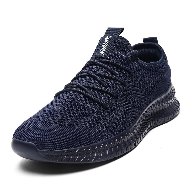 Men's Sports Shoes Lightweight Casual Shoes Breathable Non-Slip Walking Shoes Daily Commuting Runner Mesh Footwear Sneaker