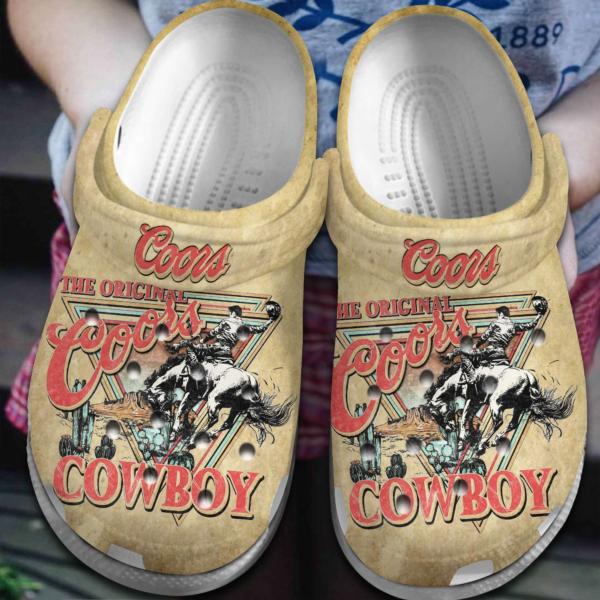 Coors CowBoy Beer Clogs Shoes Comfortable For Men Women and Kids , Trending Clogs, Perfect Christmas Gift for Beer Lovers