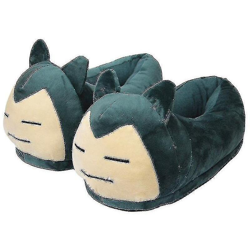 Snorlax Winter Slippers Funny Unisex Adults Indoor Stuffed Plush Shoes Eu35-42