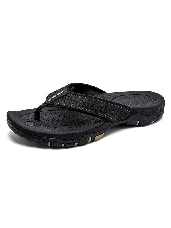 Men's Casual Breathable Slides, Minimalist Non-slip Flip Flops, Comfortable Soft Slippers, Sandals for Men, Summer Outdoor Beach Shoes for Daily Wear