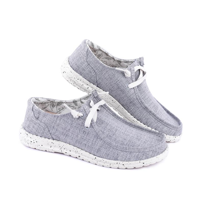 Women's Soft Cloth Loafers Canvas Shoes for Spring, Summer, Autumn and Winter - Design