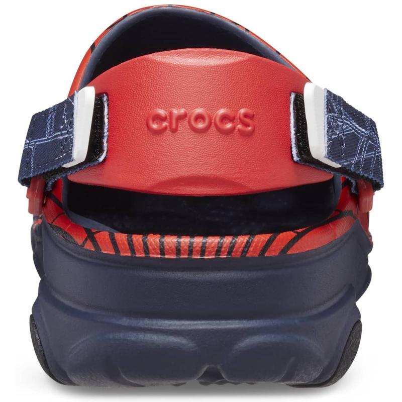 Crocs Unisex Adult Marvel Spiderman All Terrain Clogs with Adjustable Heel Strap and Jibbitz Shoe Charms