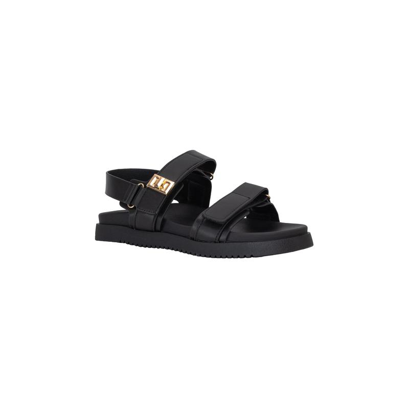 Daniela - Wide Friendly Adjustable Double Strap Flat Sandals