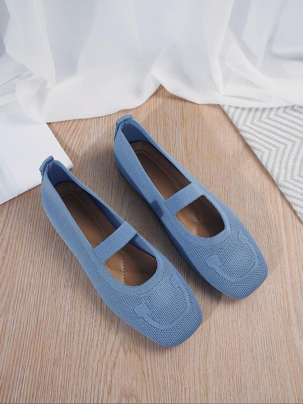 Women's Fashionable Slip on Flats, Casual Comfortable Non-slip Flat Shoes, All-match Commuter Shoes for Work & Daily Wear