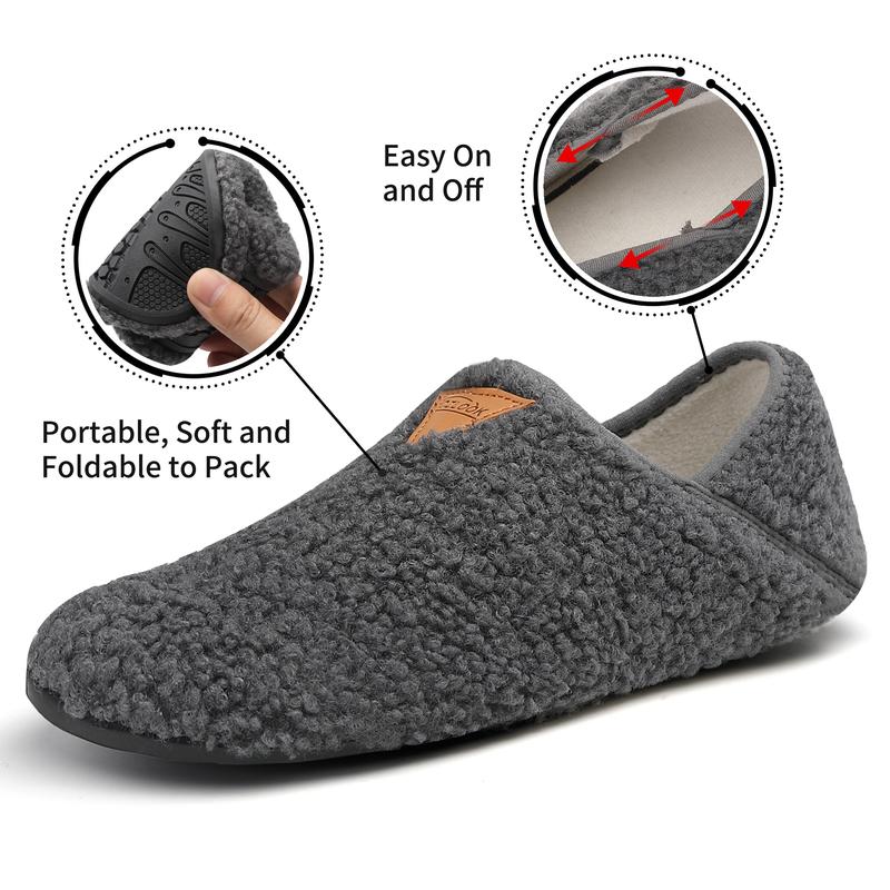 Women's Slippers Boots Memory Foam Fuzzy Booties House Shoes Winter Warm Indoor Outdoor