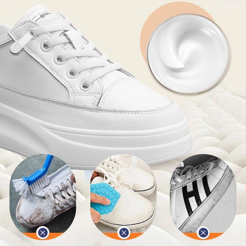 White Shoe Cleaner,New Multi-functional Cleaning and Stain Removal Cream,White Shoes Cleaner, Multipurpose Cleaning Cream Footwear Bedroom white shoe