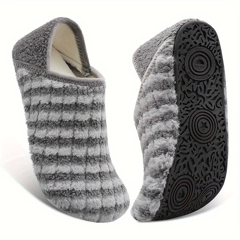 Cozy Womens Plush Flat Shoes - Ultra Lightweight, Comfortable, and Warm Slip-On Flats for All Seasons - Soft Fabric Upper, EVA Insole, and Rubber Sole for Ultimate Comfort