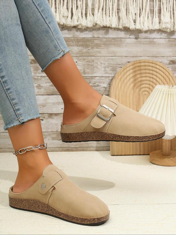 Women's Fashionable Belted Design Slip on Sandals, Casual Comfortable Platform Sandals for Daily Wear, All-match Commuter Shoes for Work & Daily