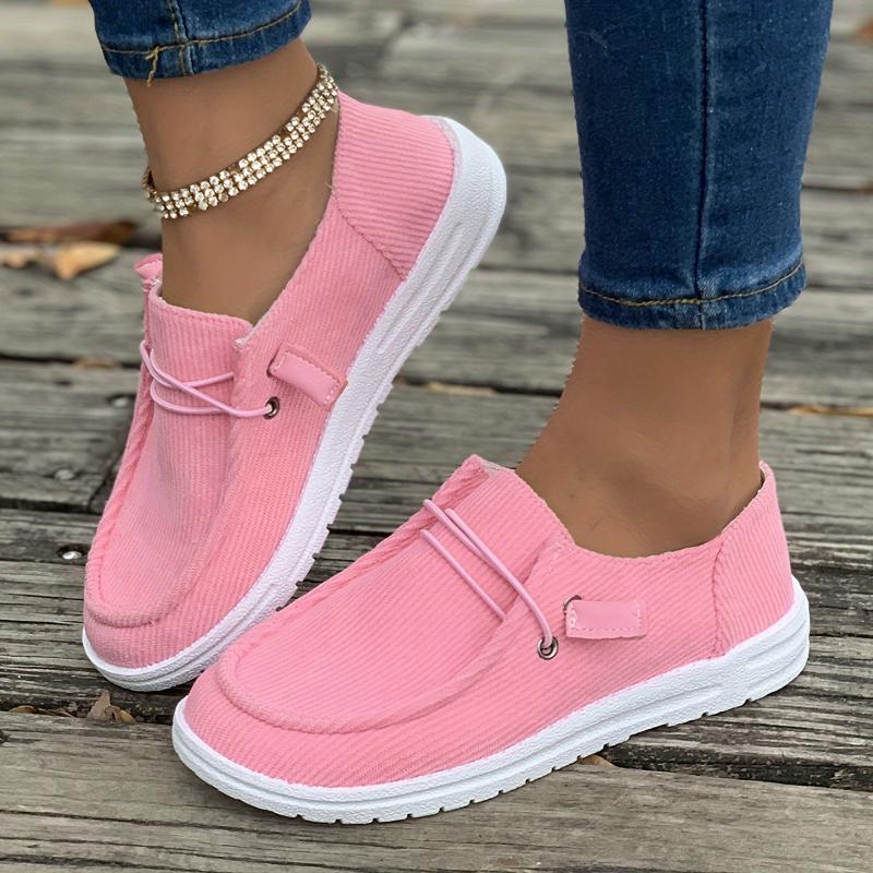 Fashionable Solid Color Skate-Inspired Slip-On Sneakers - Durable, Non-Slip Tread, Low Cut Loafers for Casual Everyday Wear