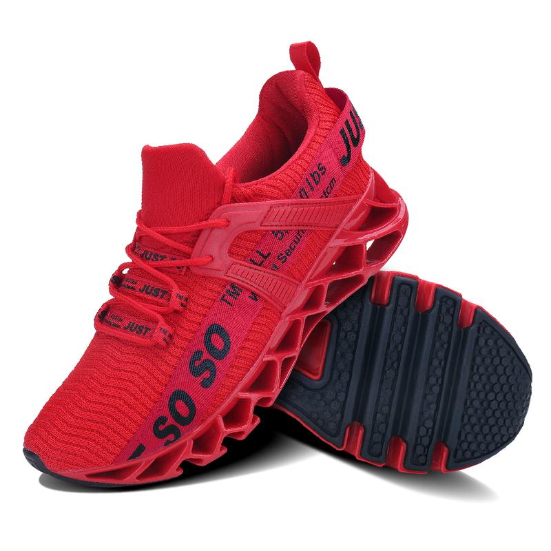 Mens Womens Breathable Walking Tennis Running Shoes Blade Fashion Sneakers Closed Footwear