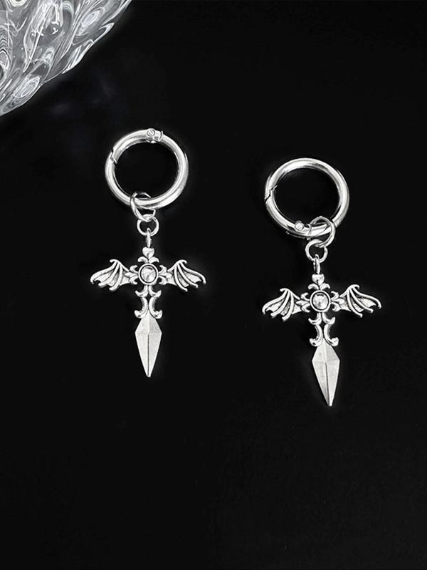 Punk Style Wing Design Shoe Charms, Fashionable Novelty Shoes Decorations for Boots & High Heels, Shoes Accessories for Women & Girls