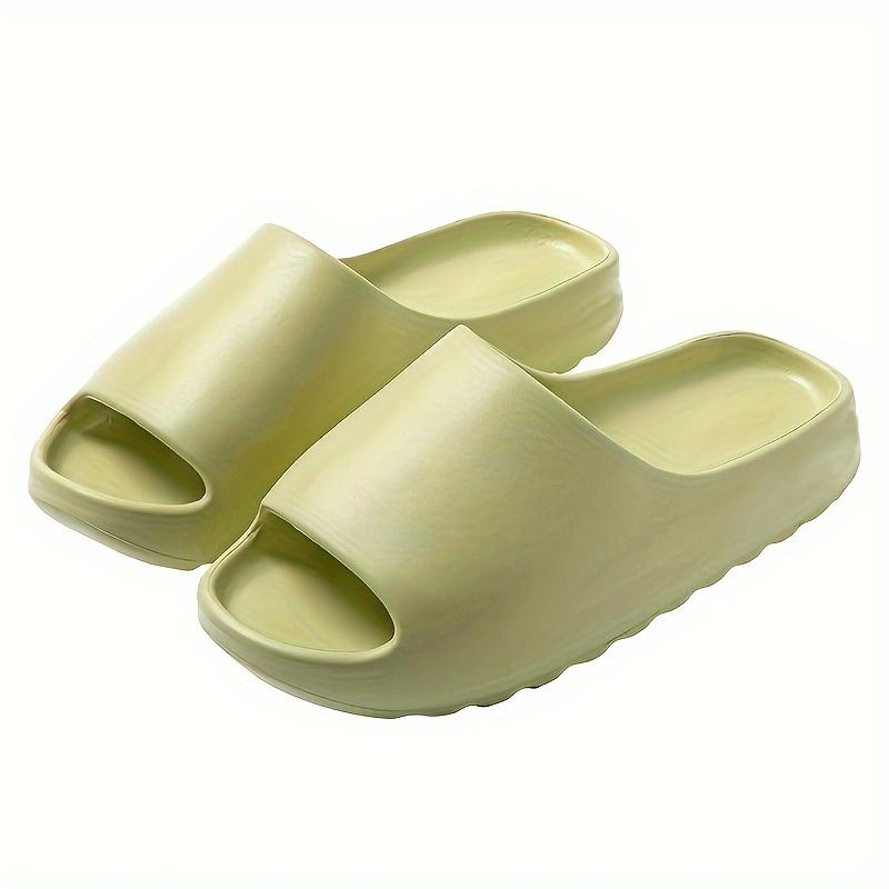 Men's EVA Slides, Casual Non Slip Slippers, Open Toe Shoes For Indoor Outdoor Beach Shower, Spring And Summer