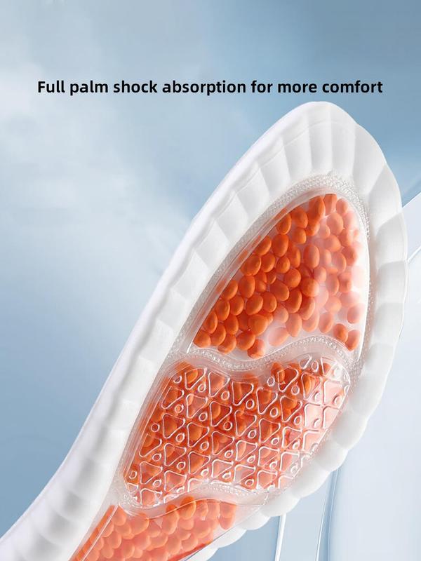 Sporty Unisex's Shock Absorption Air Cushion Insoles, Breathable Comfortable Sports Insoles, Anti-slip Shoe Insoles for Men & Women