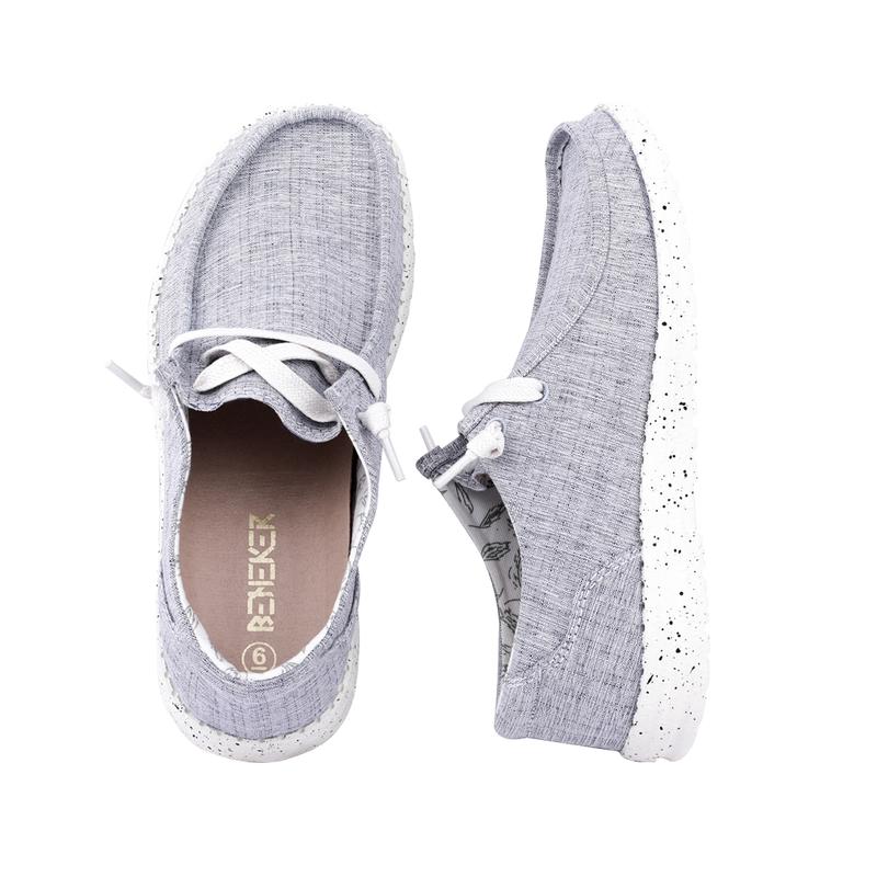 New lightweight loafers, women's casual shoes, daily commute, lace-up flats Flatform