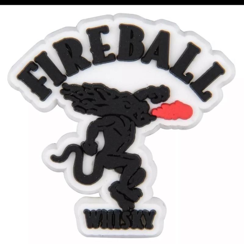 Fireball Croc Charm