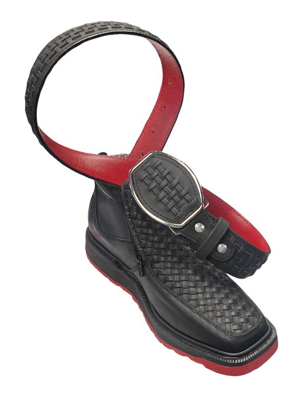 Zapato Suela Roja Incluye Cinto Gratis Para Caballero Walking Shoes