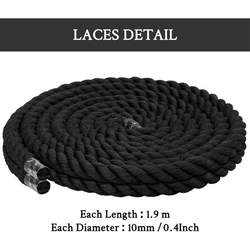 Thick Rope Shoe Laces for Air Force 1, Chunky Twisted Shoelaces with DIY  Accessories for AF Sneaker Shoes