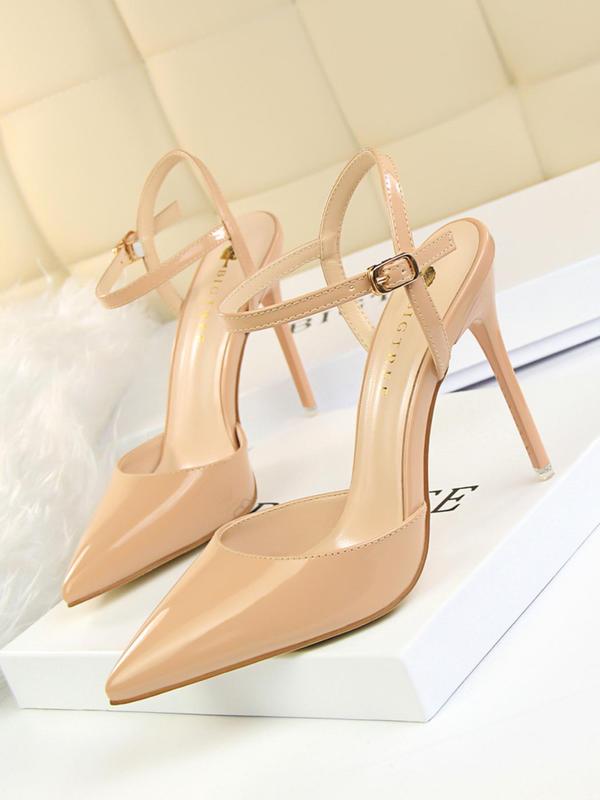 Women's Fashionable Solid Color Stiletto Heels, Elegant Pointed Toe High Heels for Party, Daily Clothing Decor for Women & Girls