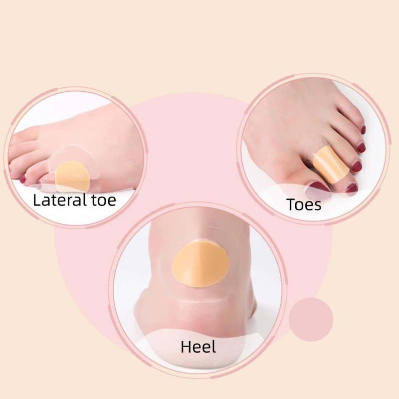 Wear-resistant Invisible Heel Protector, 20pcs Anti-friction Heel Sticker, Heel Protectors for High Heels & Sports Shoes