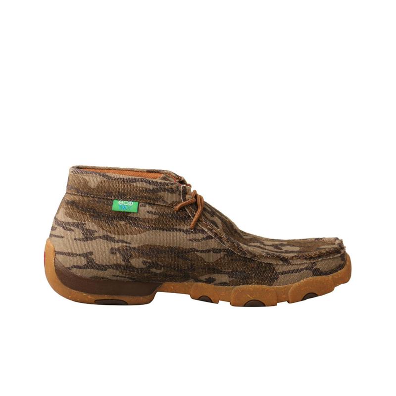 Twisted X Men's Mossy Oak Original Bottomland Driving Shoes Moc Toe - Mdm0082