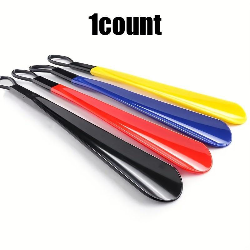 Long Handle Shoe Horn, 1 Count Shoe Pusher, Shoes Puller, Household Shoe Pusher for Elderly & Pregnant, Home Daily Essential Supplies