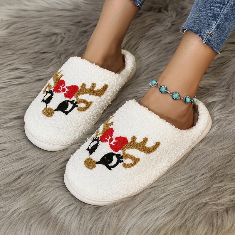 Christmas Home Slippers Indoor Soft Bottom Mute Warm Does not apply