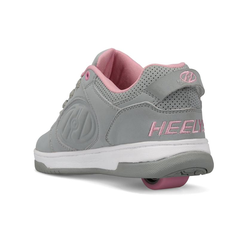 Heelys Skate Shoes with Wheels | Voyager in grey and pink