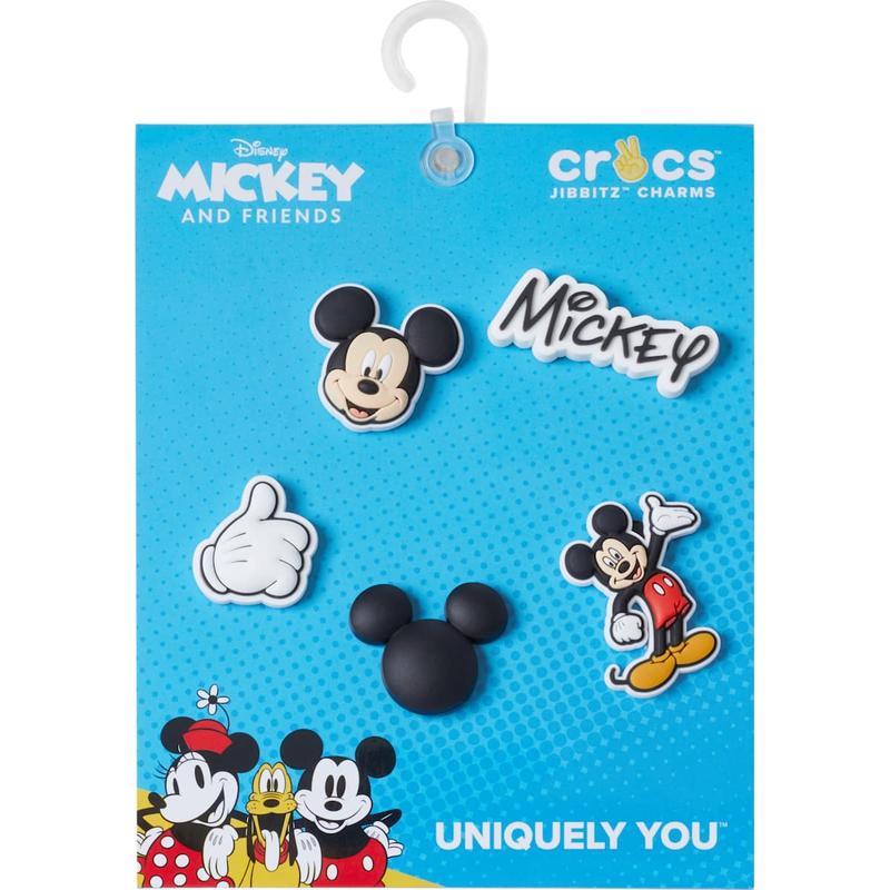 Crocs Jibbitz Disney Mickey Mouse Pant Character Shoe Charms 5-Pack