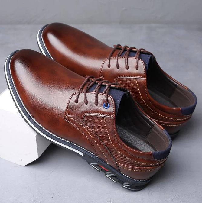 GatsbyShoes Oxford Lisse Orthopedic Dress Shoe