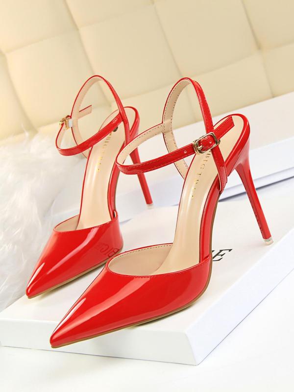 Women's Fashionable Solid Color Stiletto Heels, Elegant Pointed Toe High Heels for Party, Daily Clothing Decor for Women & Girls