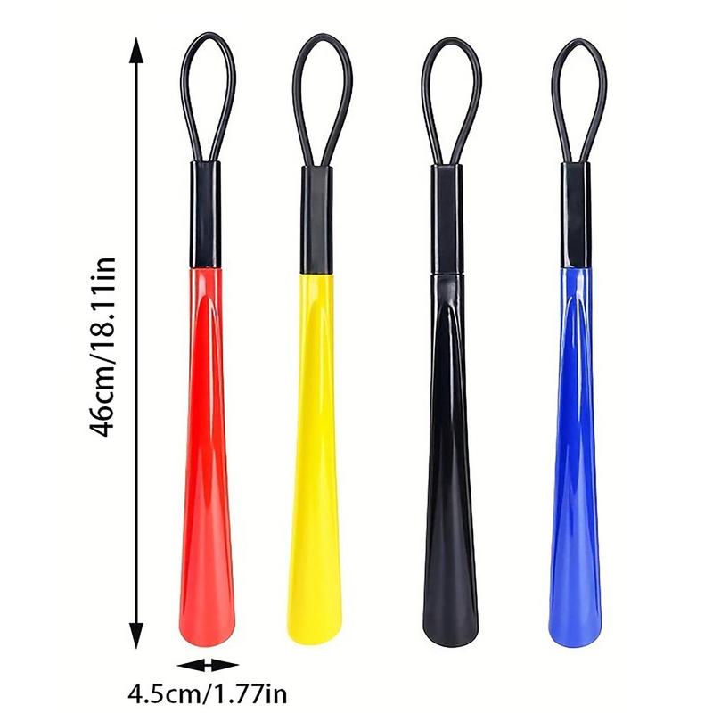 Long Handle Shoe Horn, 1 Count Shoe Pusher, Shoes Puller, Household Shoe Pusher for Elderly & Pregnant, Home Daily Essential Supplies