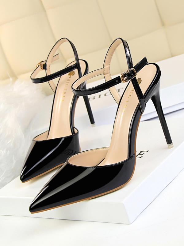 Women's Fashionable Solid Color Stiletto Heels, Elegant Pointed Toe High Heels for Party, Daily Clothing Decor for Women & Girls