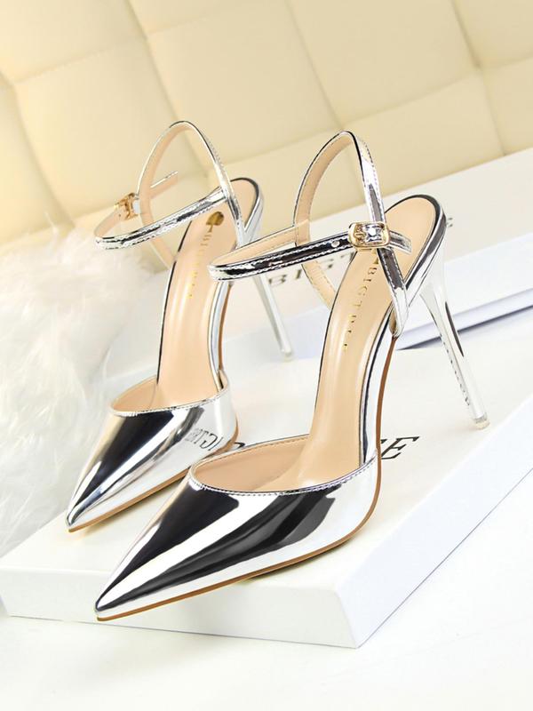 Women's Fashionable Solid Color Stiletto Heels, Elegant Pointed Toe High Heels for Party, Daily Clothing Decor for Women & Girls