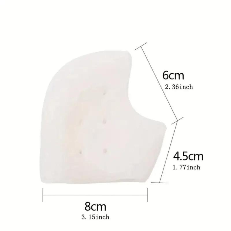 Comfort Silicone Gel Heel Protector for Footwear, 1 Pair Silicone Heel Sleeve for Daily Care, Repair Heel Pads for Relief & Cracked Heels