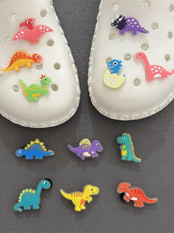 Cute Cartoon Simple Dinosaur Shoe Charm, Casual Shoes Decoration for Clogs, New Fashion Diy Shoes Accessories for Daily Shoes Decor for Women & Men for Daily Wear