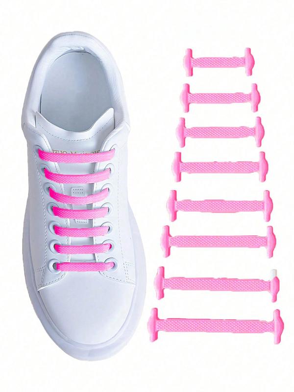 Silicone Elastic Shoelaces, No Tie Shoelaces, Suitable for Sports Shoes and Casual Shoes, Unisex, Suitable for Festival Activities and Birthday Parties