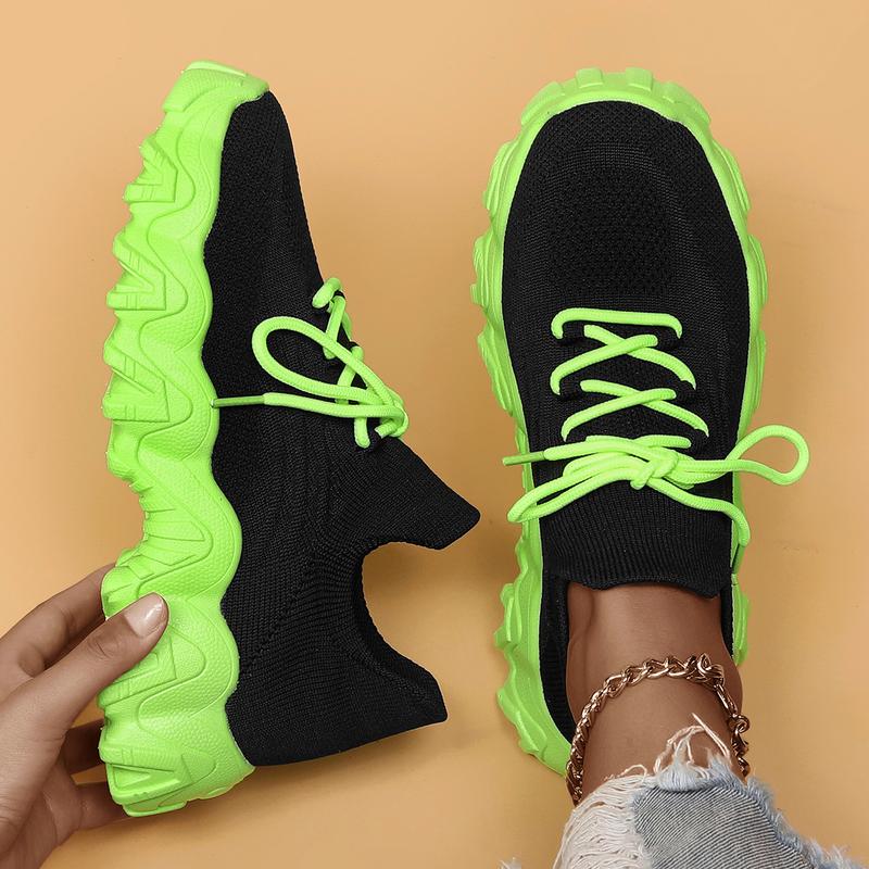 Comfortable Ankle Socks Shoes,Knitted Sports Running Shoes,Casual Walking Shoes Lace Up Low Top Casual Women's Sneakers Girl Footwear Athletic