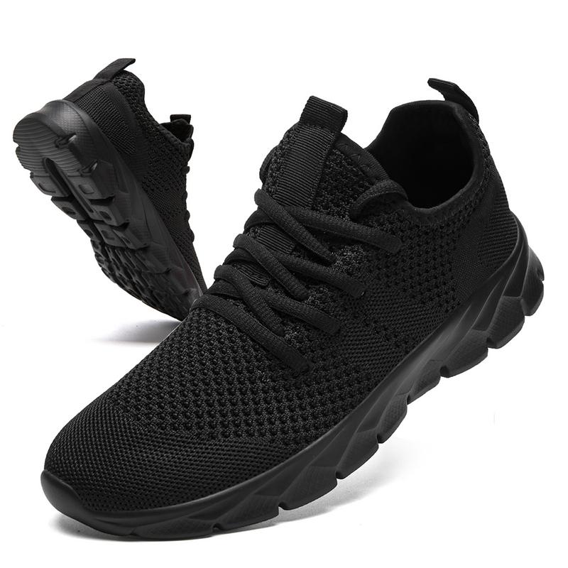 Men's Walking Shoes Non-Slip Mesh Breathable Simple Casual Shoes Multiple Colors Optional Runner Trainer