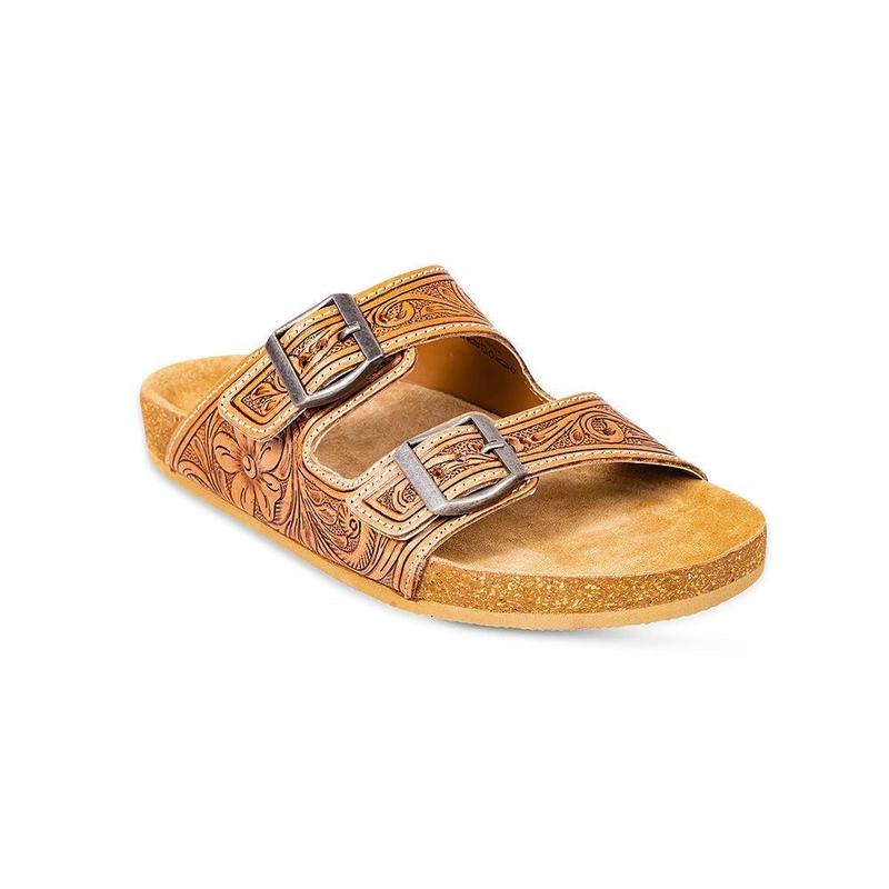 Darla Trail Hand-tooled Sandals