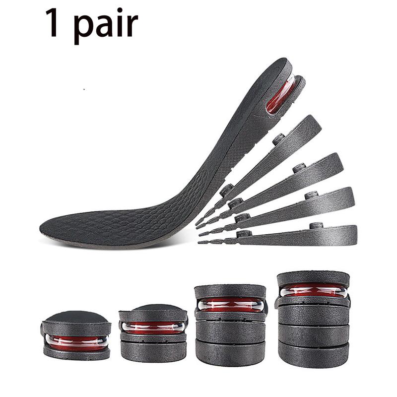 3 4.5 6 7.5cm Adjustable Air Cushion Height Increasing Insoles, 2024 Trendy Soft Comfort Elevated Insole for Men & Women, Summer Versatile Shoes Accessories for Daily Use，Foot Tool ，Footwear Tool