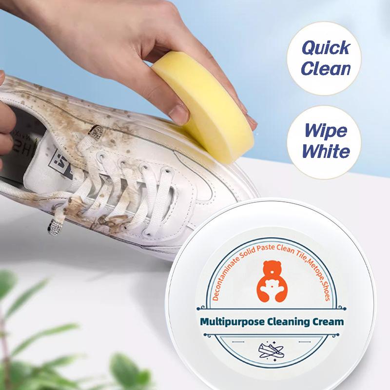 Multifunctional Shoe Cleaning Cream - Water-Free, Quick, and Powerful Decontamination