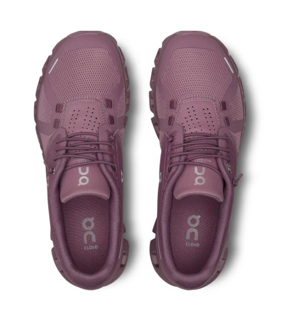 On Women's Cloud 5 Shoes - Color: Fig Quartz